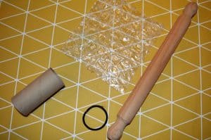 Bubble wrap painting 