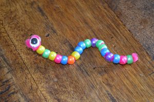 Beaded snake crafts for children 