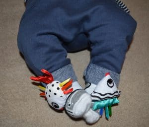 Twiddle Ons foot finder toys 