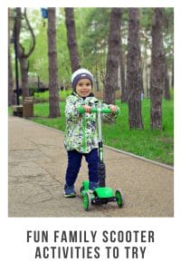 Fun Family Scooter Activities to Try #outdoorfun #childrenactivities #physicalskills #familyfun 