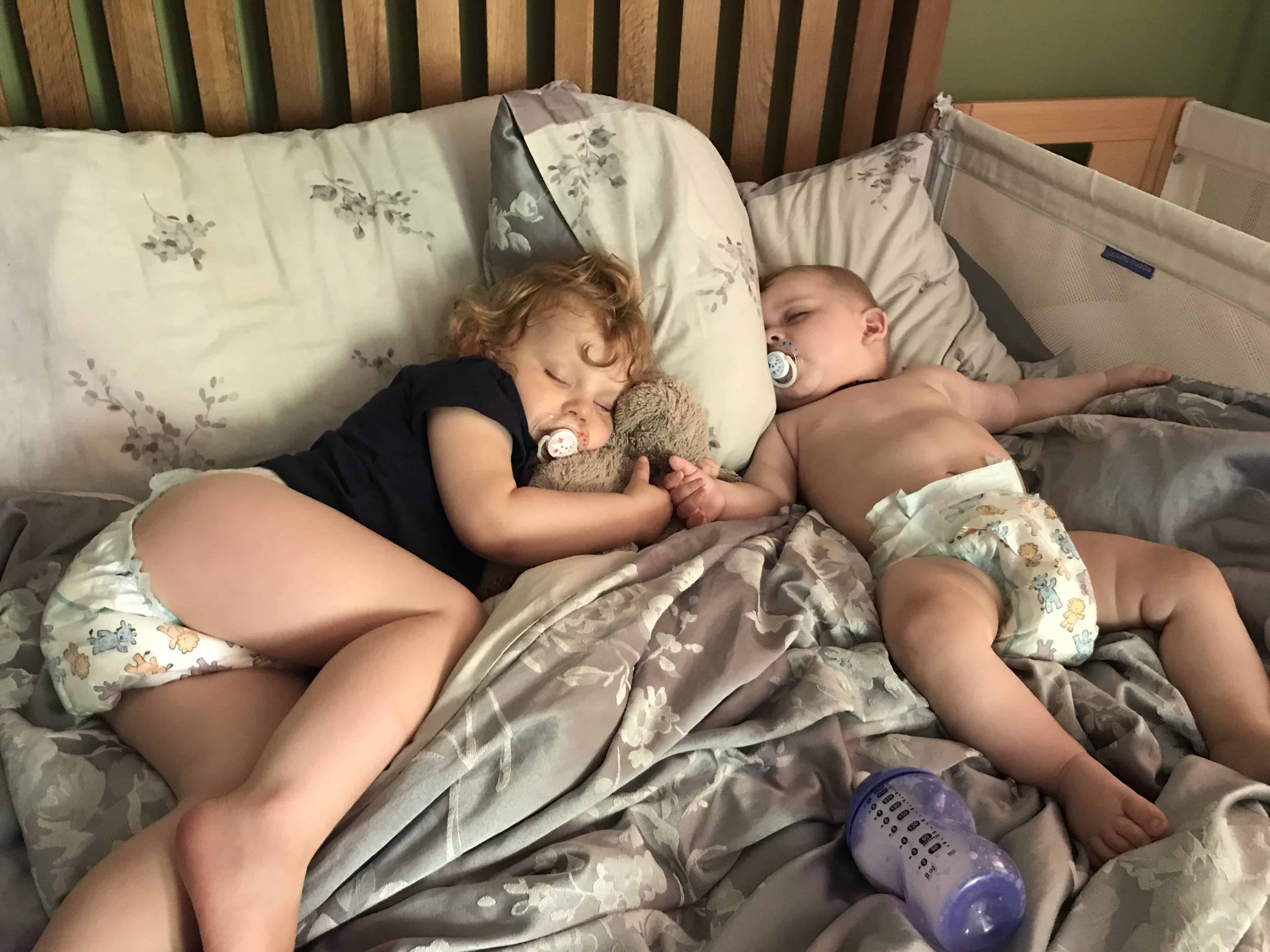 My first year as a mom of two means no sleep 