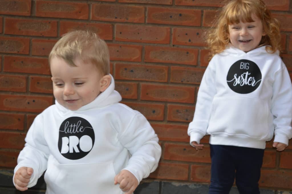 Brother and best sale sister matching hoodies