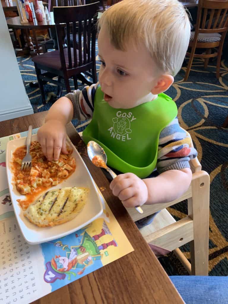 Under 5’s pasta meal 