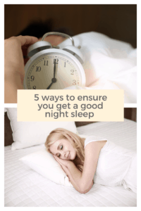 Having a good night sleep is so important .  Here are five simple ways to ensure you get a good nights    sleep #sleep #goodsleep #howtosleep