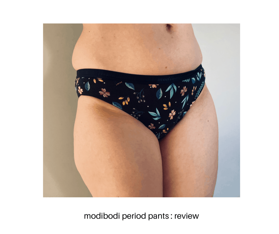 Modibodi period pants, classic bikini and classic full brief: review 